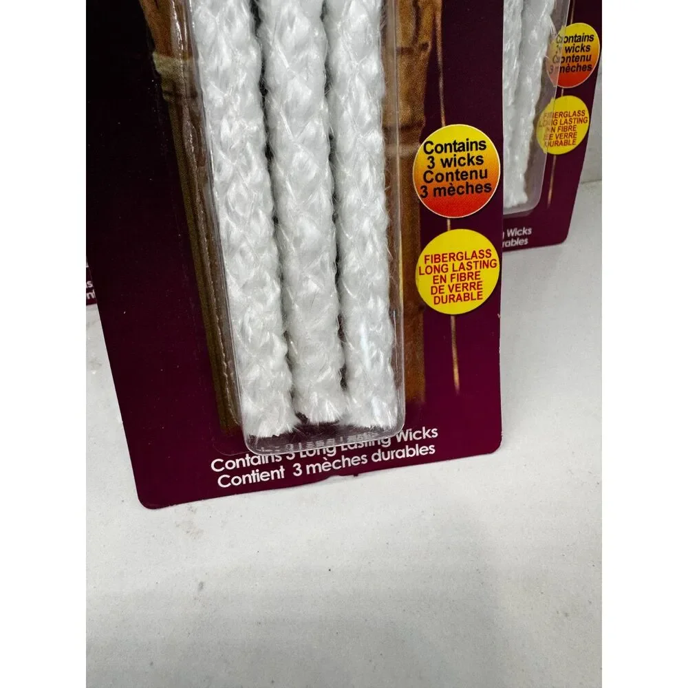 Pepperell Braiding Co. Outdoor Fiberglass Tiki Torch Replacement Wicks Set of 15